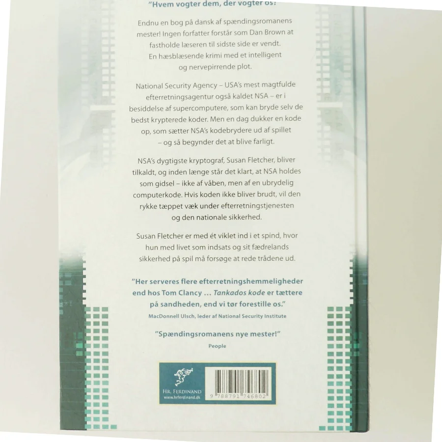 Tankados Kode af Dan Brown (Bog)