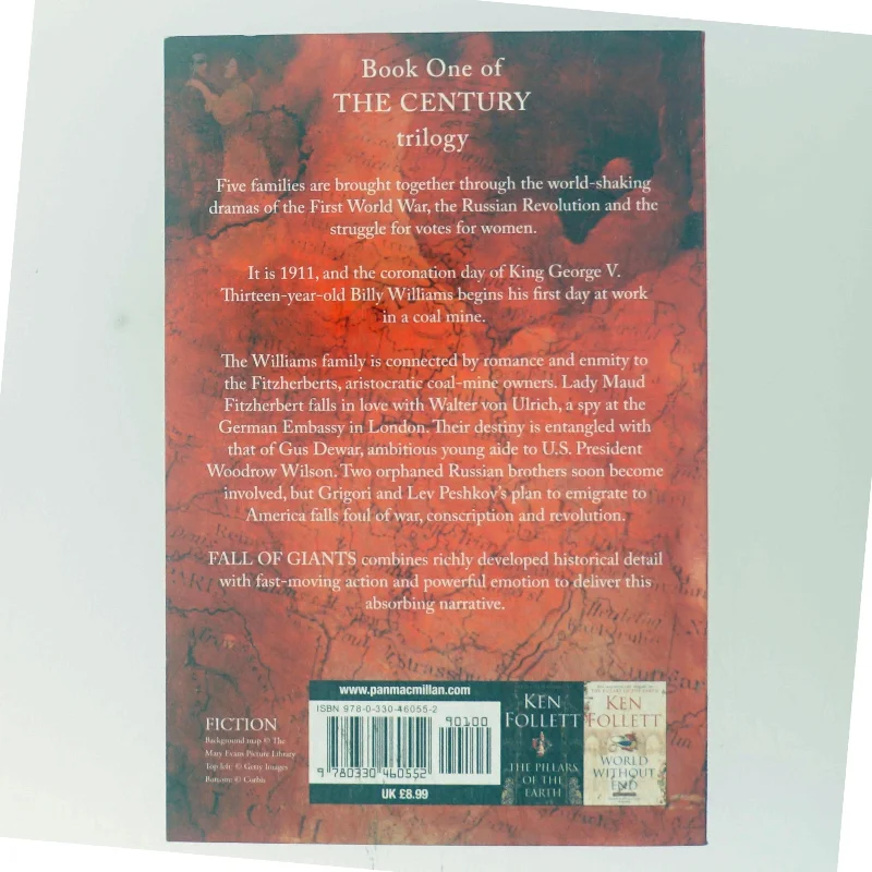 Fall of giants : book one of the Century trilogy af Ken Follett (Bog)