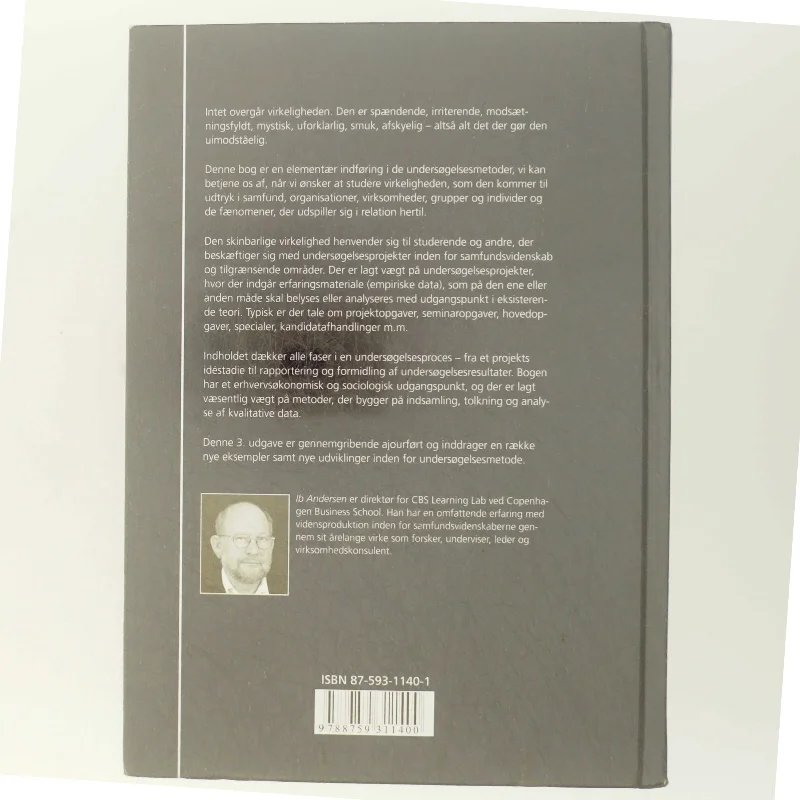 Den skinbarlige virkelighed af Ib Andersen (f. 1943) (Bog)