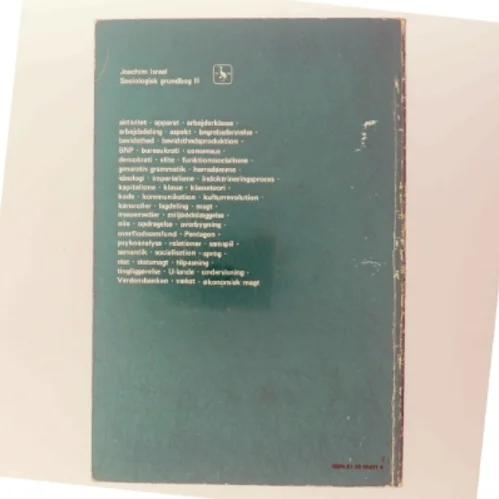 Sociologisk grundbog II af Joachim Israel fra Gyldendal