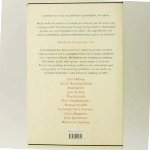 Sammen : om kærlighed der lykkes : elleve interview af Sonja Sabinsky (Bog)