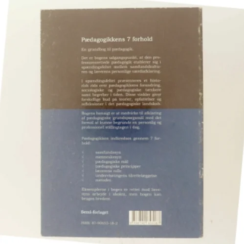 Pædagogikkens 7 forhold (Bog)