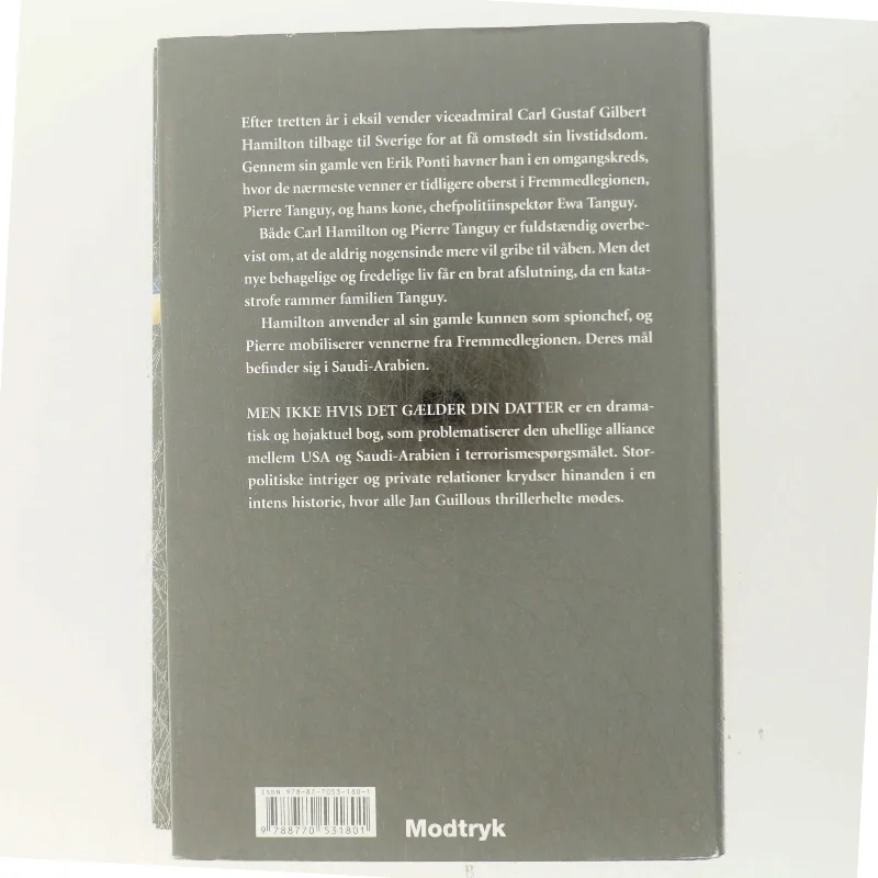 Men ikke hvis det gælder din datter af Jan Guillou (Bog)