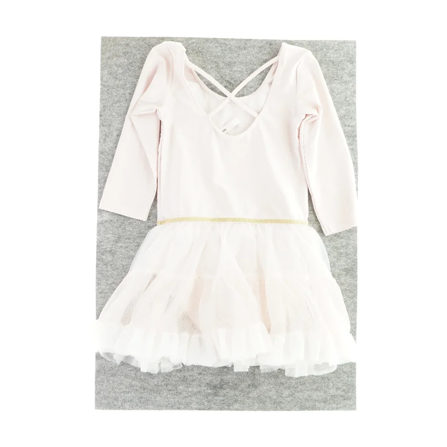 Ballerina dragt med skørt (str. ca. 110)