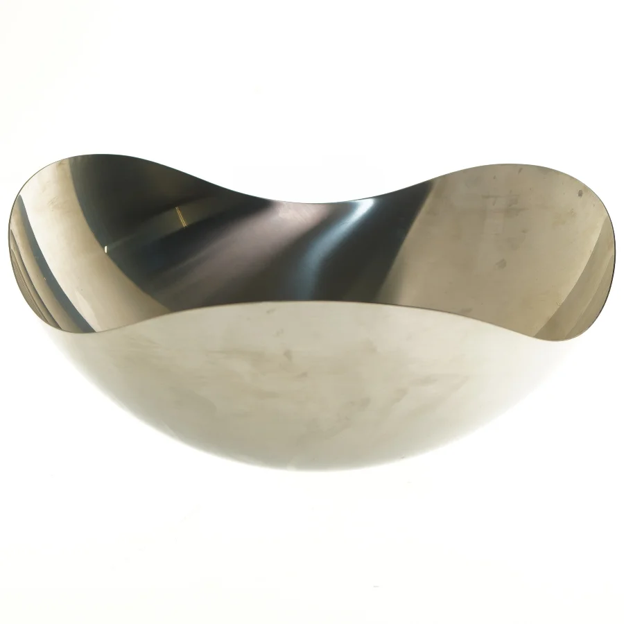 Rustfri stålfad fra Georg Jensen (str. Ø 33 cm)