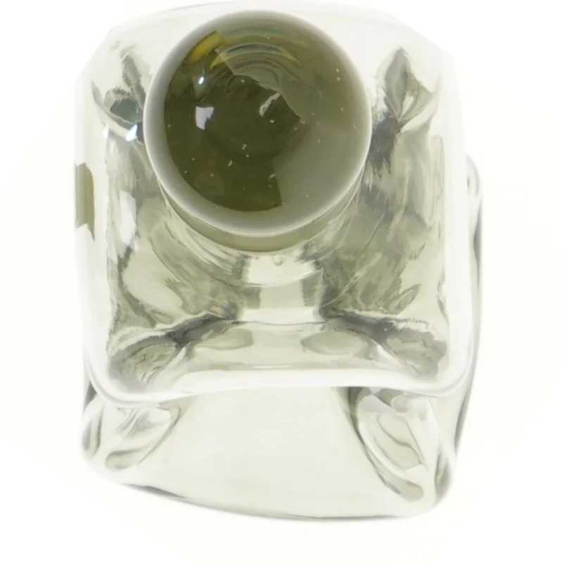 Glaskaraffel (klukflaske) med prop fra Holmegaard (str. 27 cm)