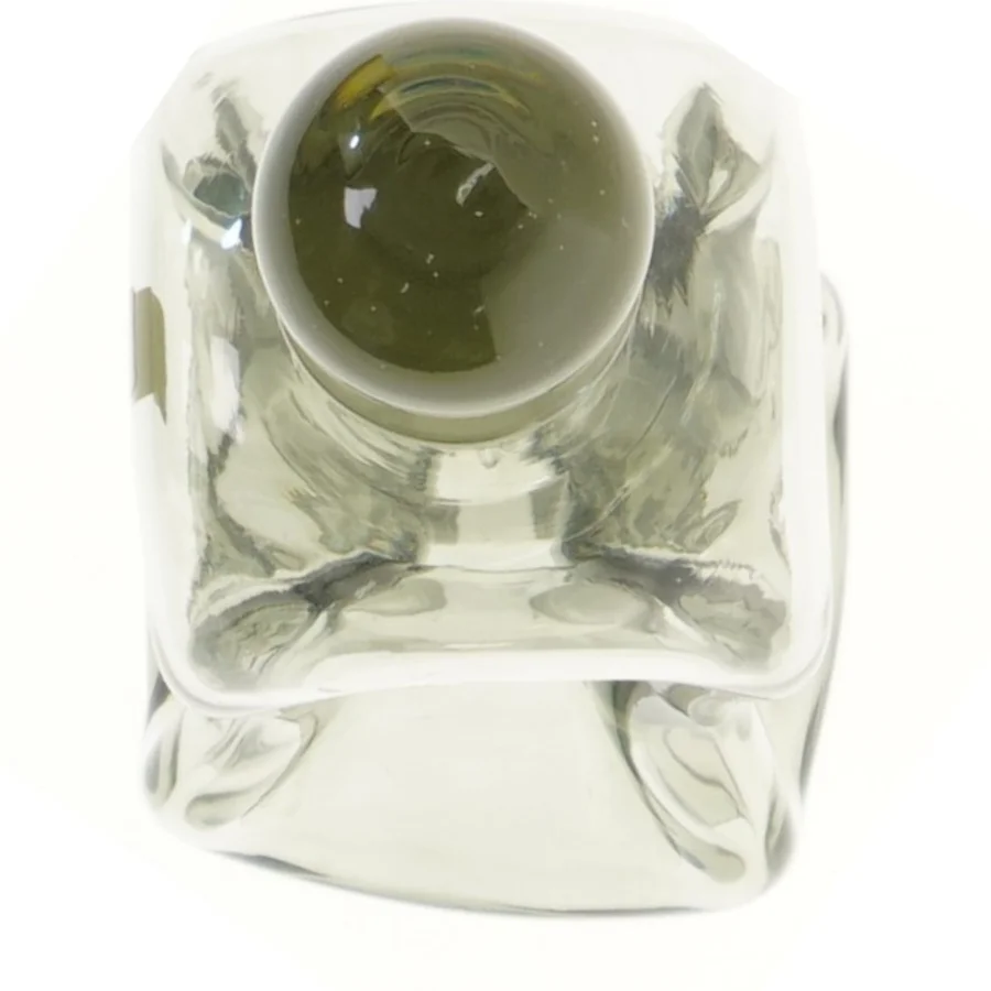 Glaskaraffel (klukflaske) med prop fra Holmegaard (str. 27 cm)