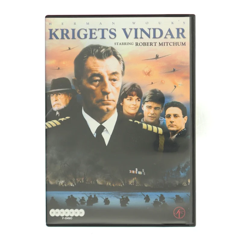 “The winds of war” med Robert Mitchum (DVD)
