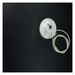 Royal Copenhagen keramisk bordlampe med blå mønster fra Royal Copenhagen (str. 27 cm)