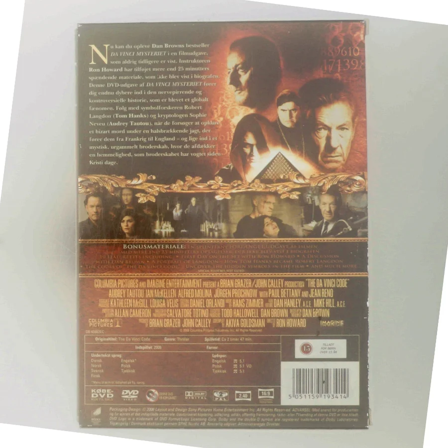 2 Disc Edtion                            <span class="label label-blank pull-right">Extended cut edition</span> med Tom Hanks (DVD)