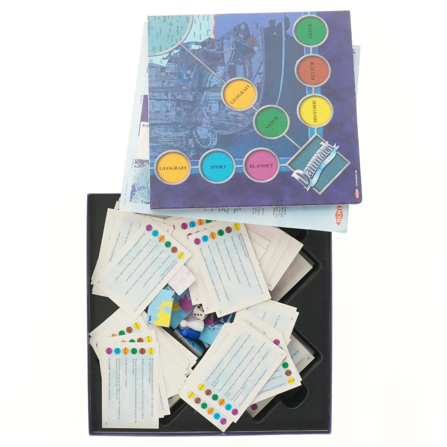 Danmark Quizspil fra Tactic (str. 6x25x25 cm)