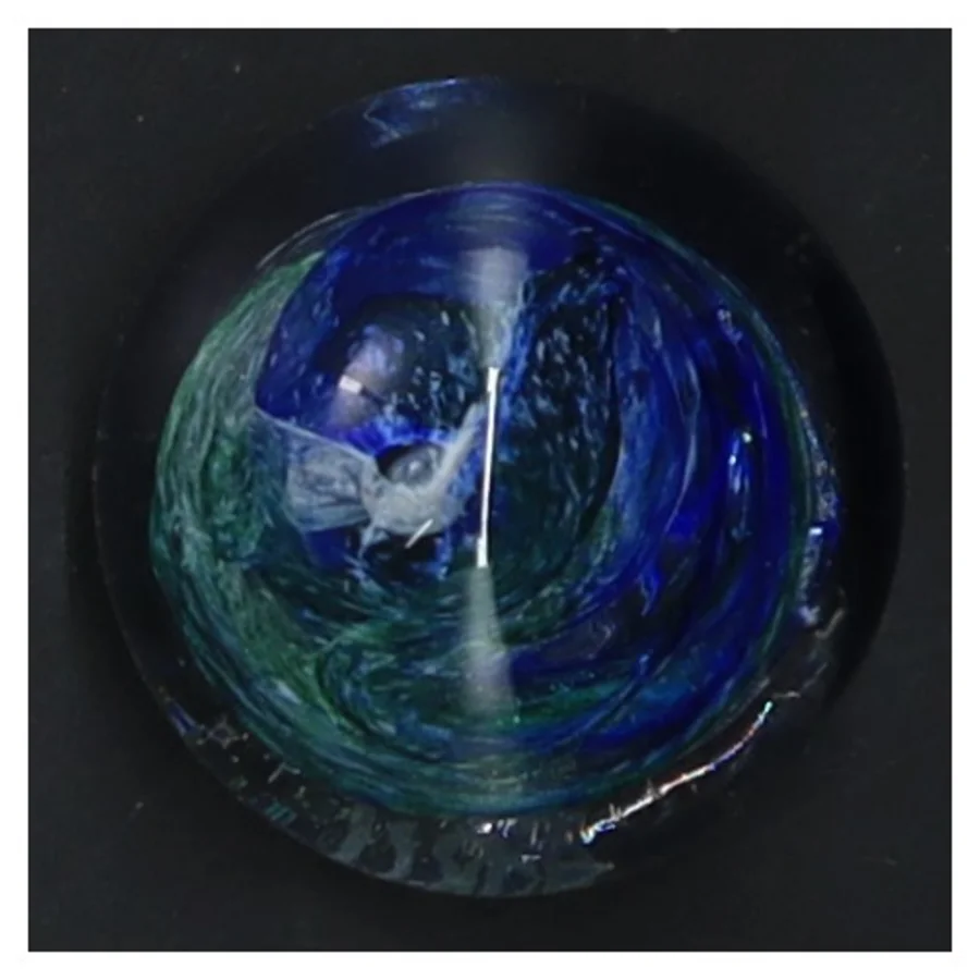 Bornholsk glaskunst (str. 4 cm)