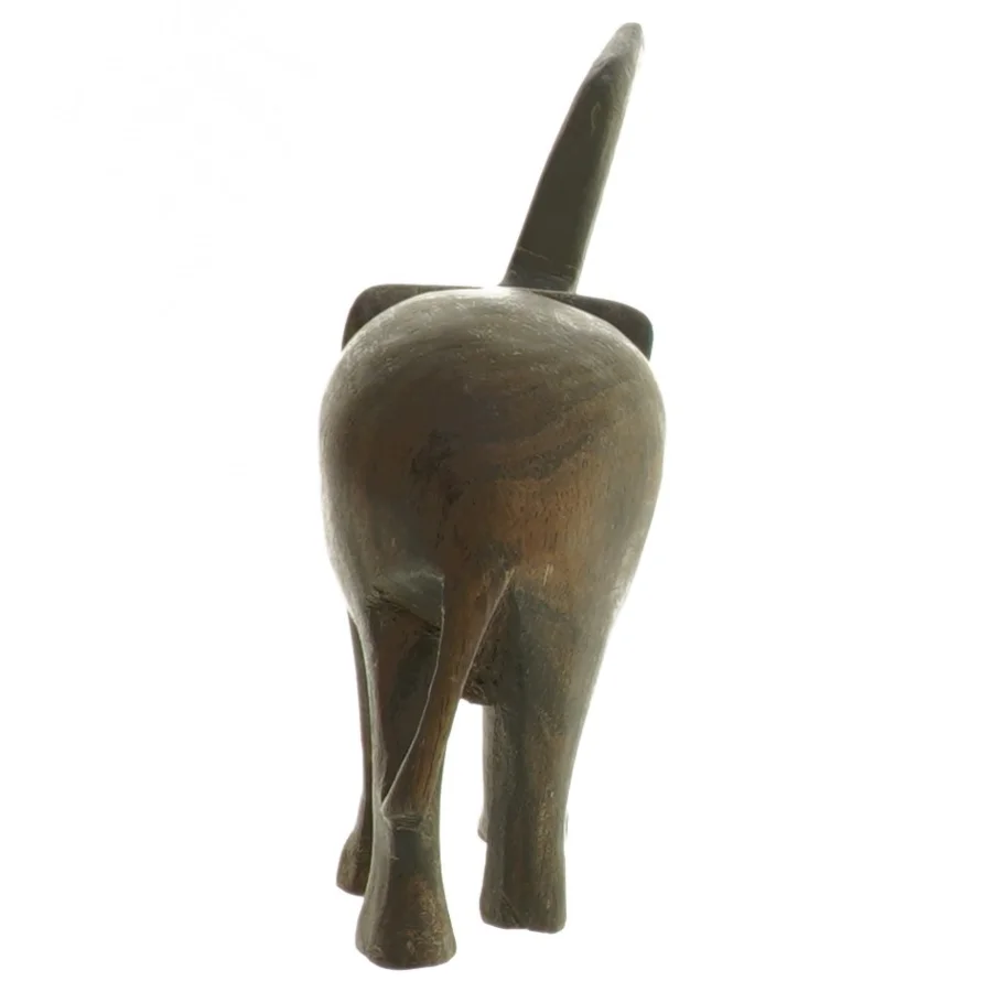 Træfigur af elefant (str. 12 cm)