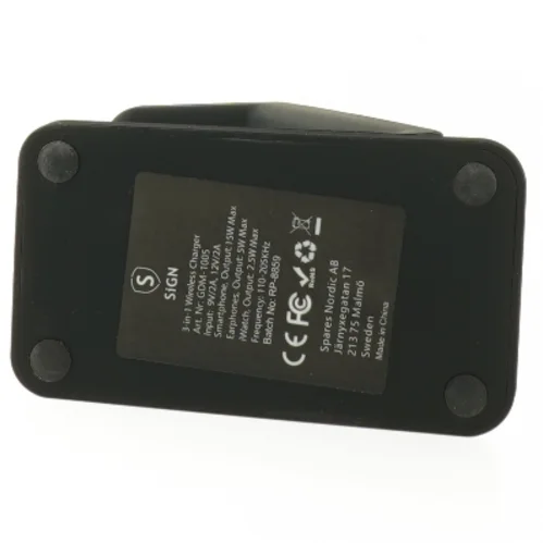 Trådløs oplader stand fra SIGN (str. 14 cm)