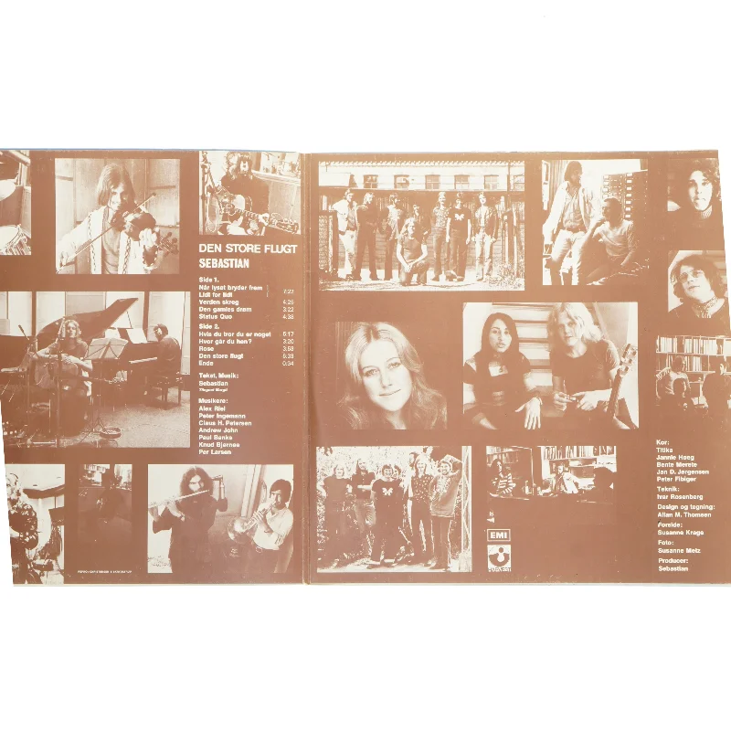 Vinyl LP - Den Store Flugt af Sebastian fra EMI