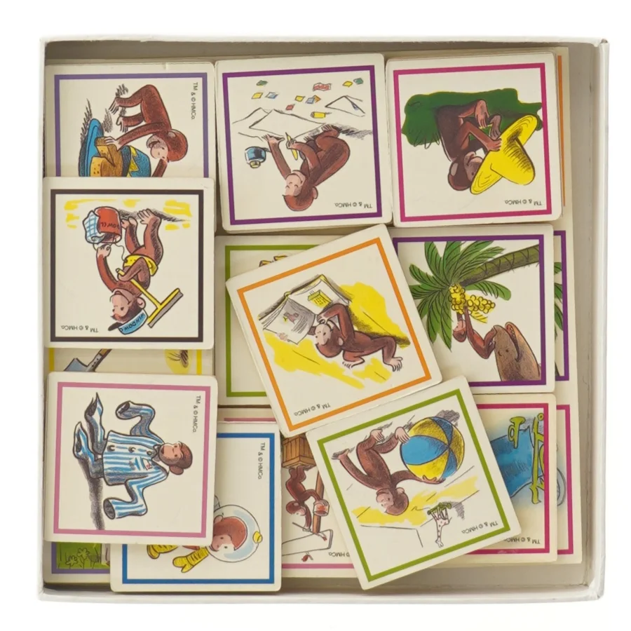 Curious George Wooden Bingo (str. 21x21 cm)