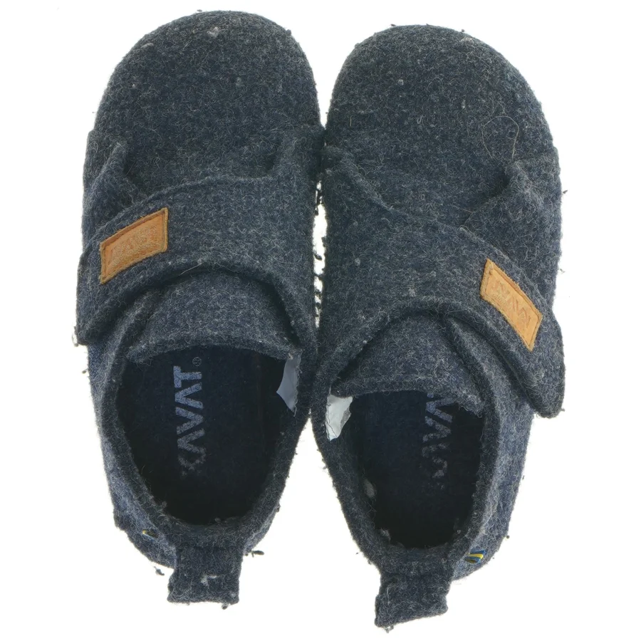 Glerups uld hjemmesko med gummisål fra Kavat (str. 27 )