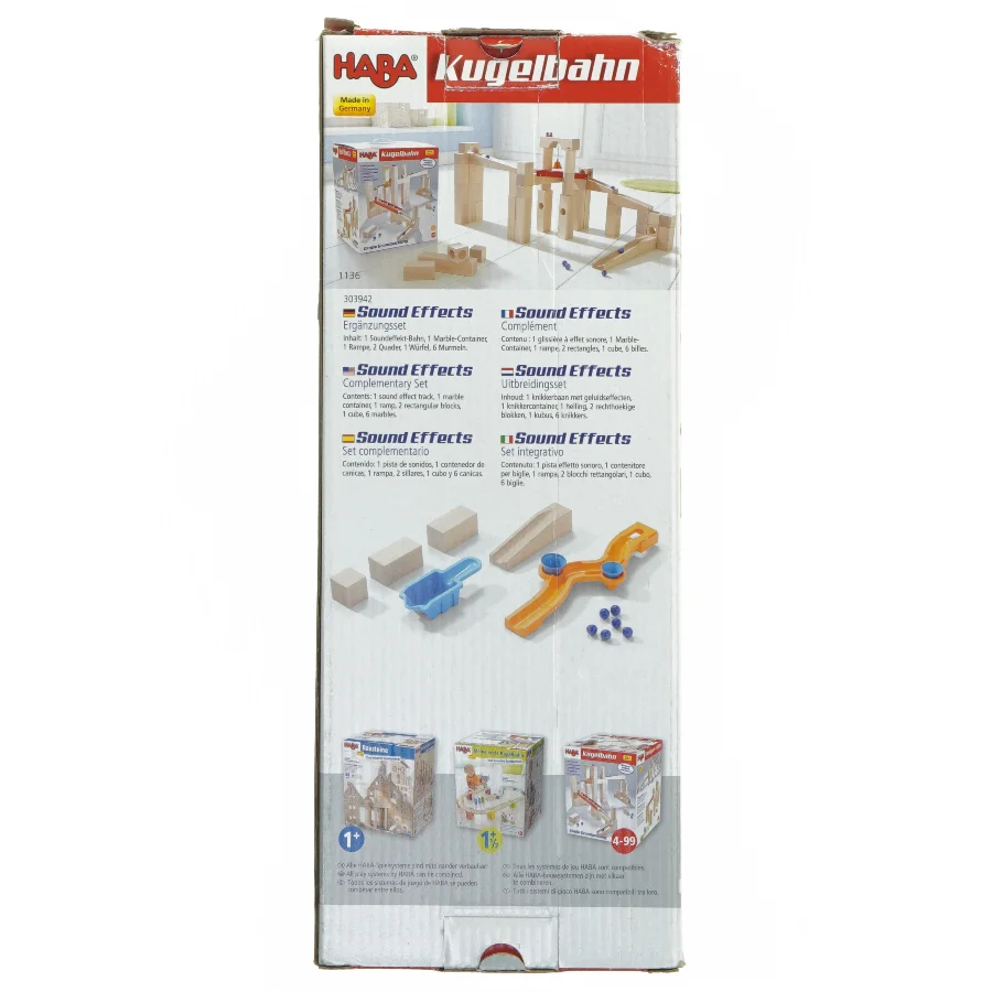 Kuglebane med lydeffekter fra Haba