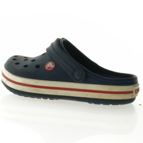 Brugte navyblå Crocs med rød hvid kant fra Crocs (str. 2)