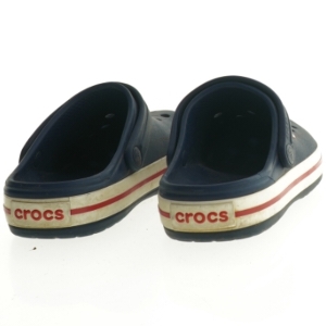 Brugte navyblå Crocs med rød hvid kant fra Crocs (str. 2)