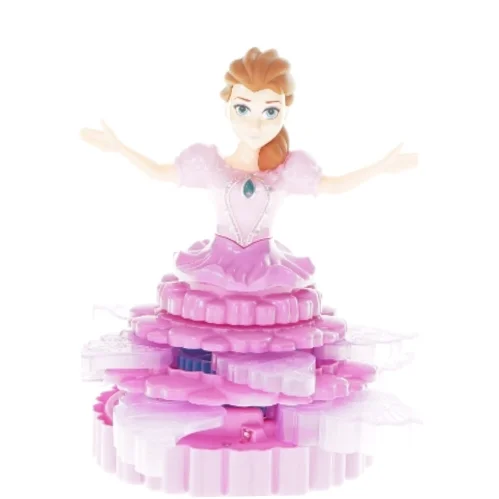 Prinsesse med udtrækkelig kjole på hjul