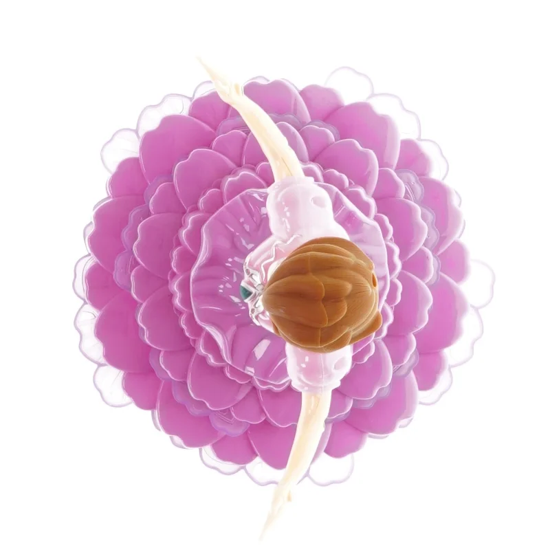 Prinsesse med udtrækkelig kjole på hjul