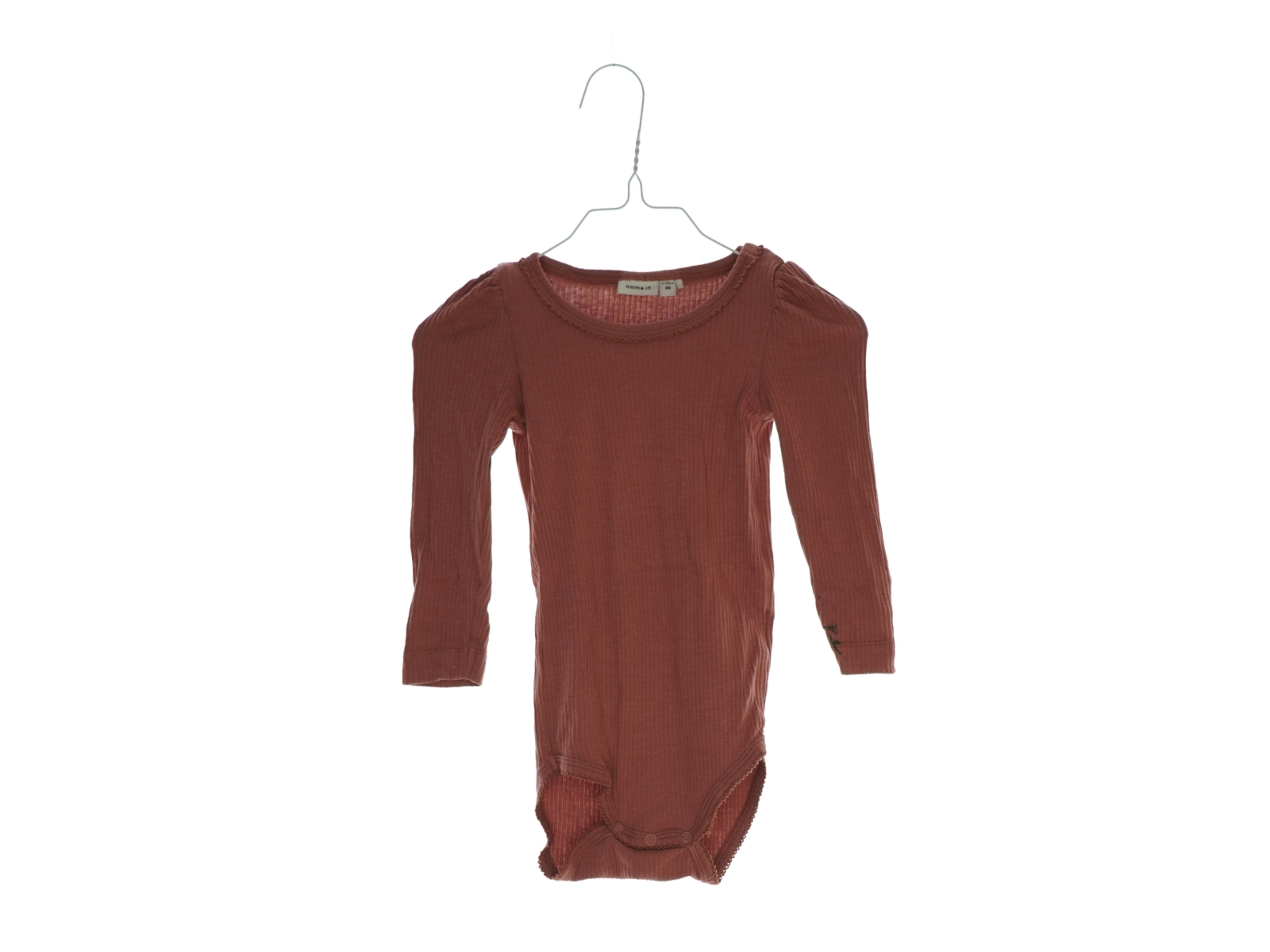 Langærmet bodystocking fra Name it (Str. 86)