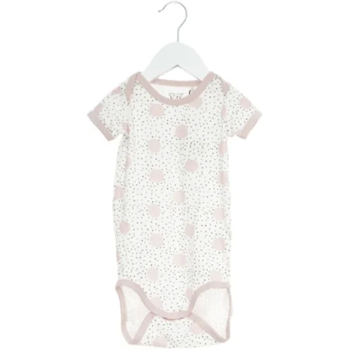 Kortærmet bodystocking med prikker fra VRS (str. 98)