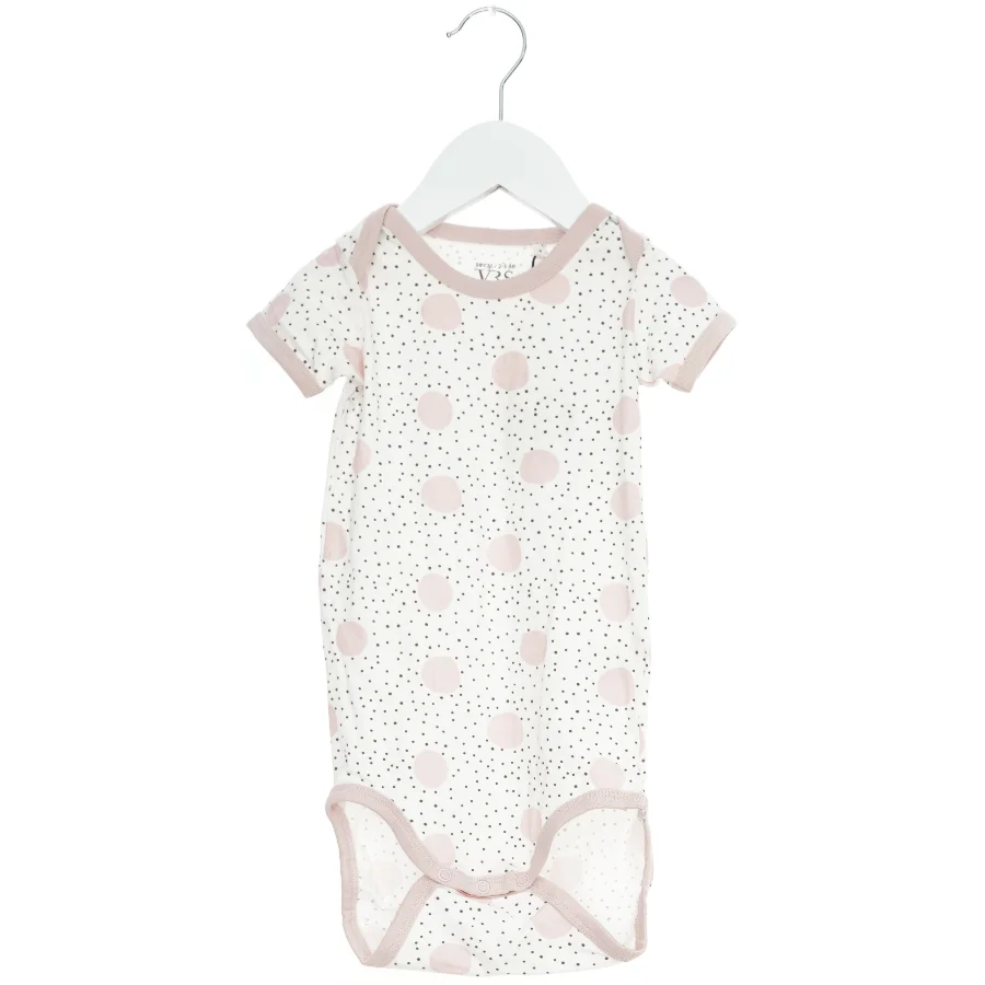 Kortærmet bodystocking med prikker fra VRS (str. 98)