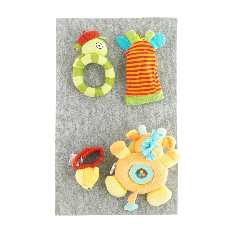 Rangle legetøj til baby (4 stk)