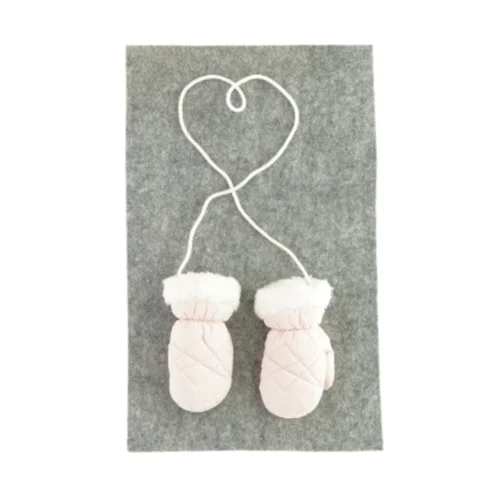 Luffer til barn med snor 