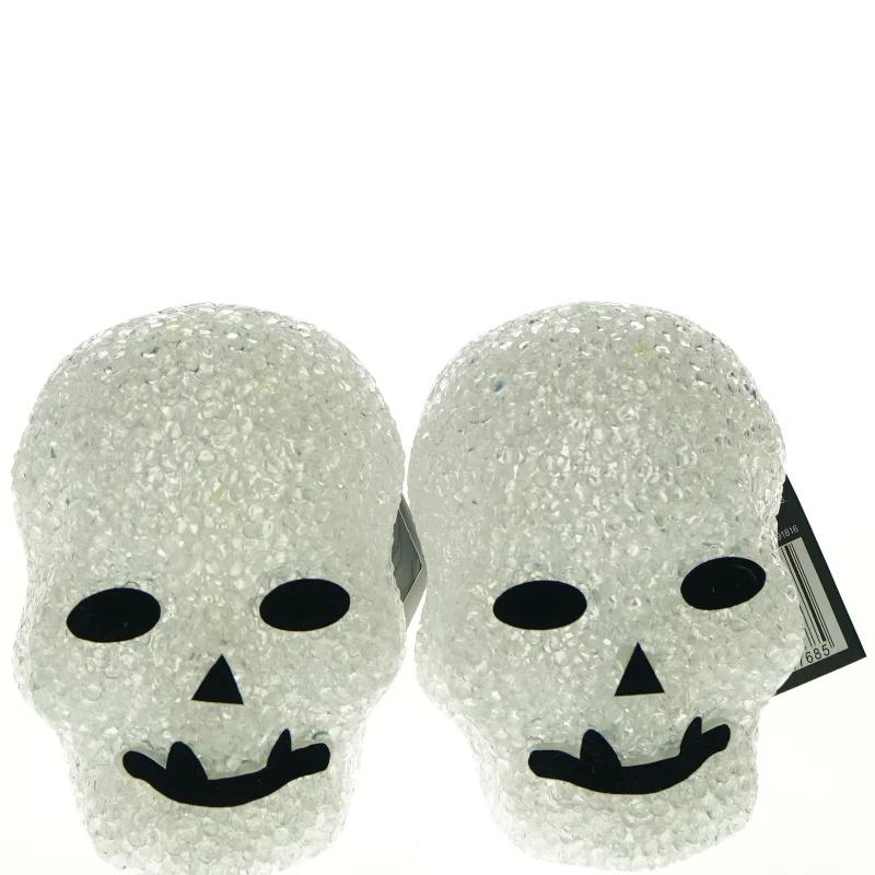 Skelethoved bordlampe fra Coop (str. 11 x 7 cm)