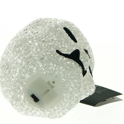 Skelethoved bordlampe fra Coop (str. 11 x 7 cm)