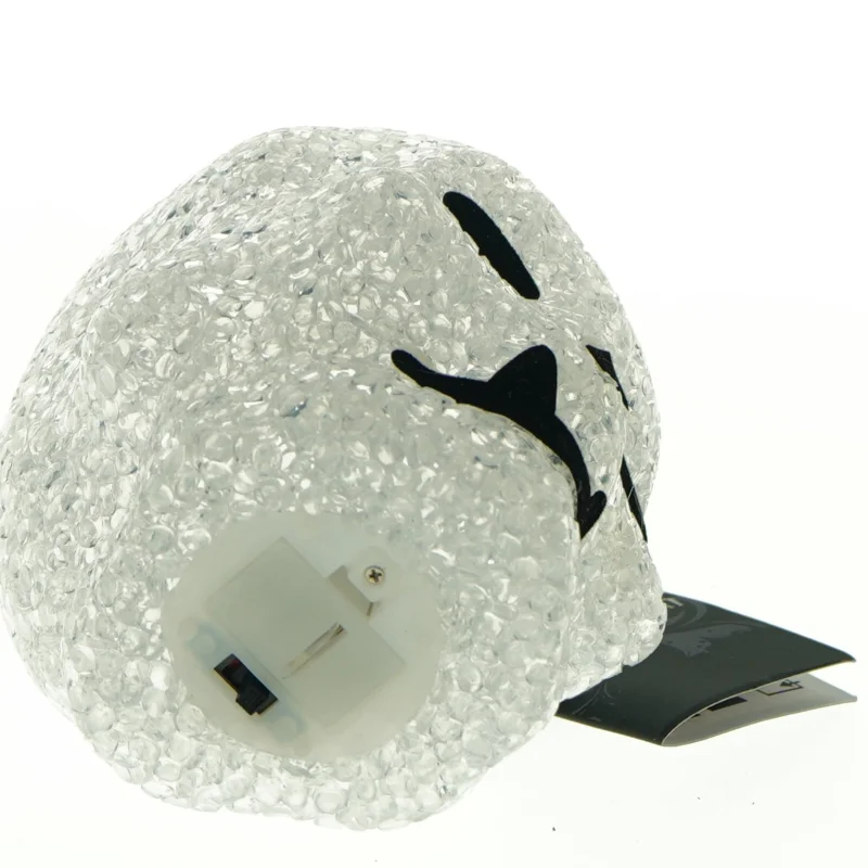 Skelethoved bordlampe fra Coop (str. 11 x 7 cm)