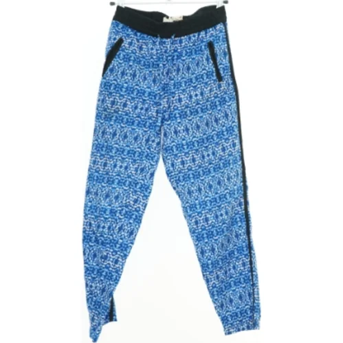 Blå sweatpants med mønster fra Units (str. 140)
