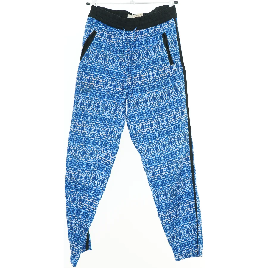Blå sweatpants med mønster fra Units (str. 140)