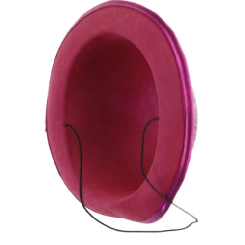 Rosa glitrende hat (str. Ø. 20 cm)