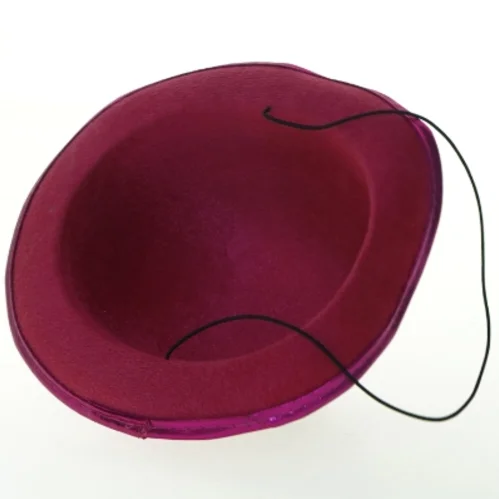 Rosa glitrende hat (str. Ø. 20 cm)