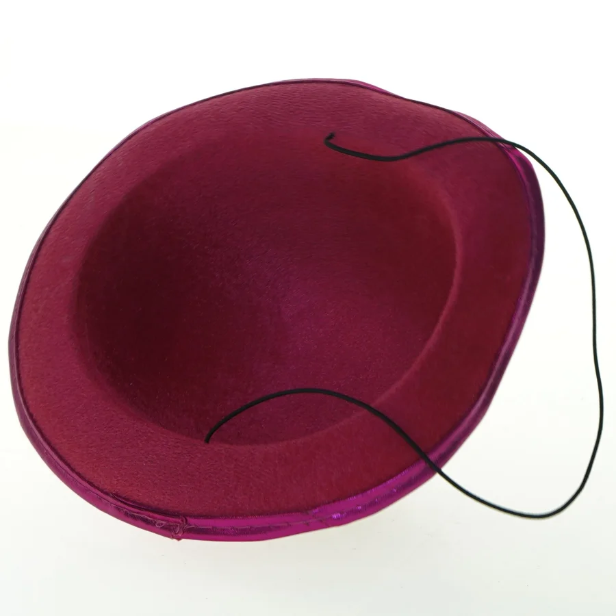 Rosa glitrende hat (str. Ø. 20 cm)