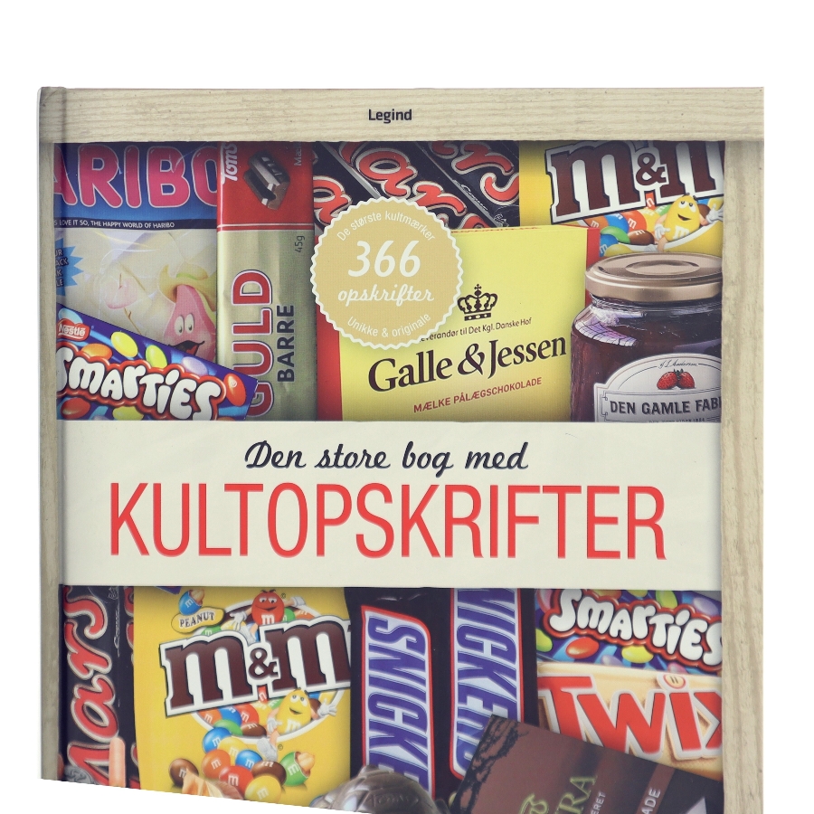 Den store bog med kultopskrifter : kager og desserter med dine favoritmærker og -produkter af Galle & Jessen (Bog)