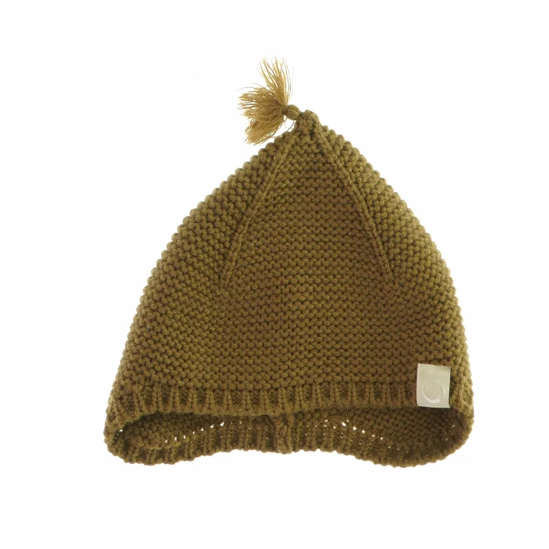 Strikket hue til baby 