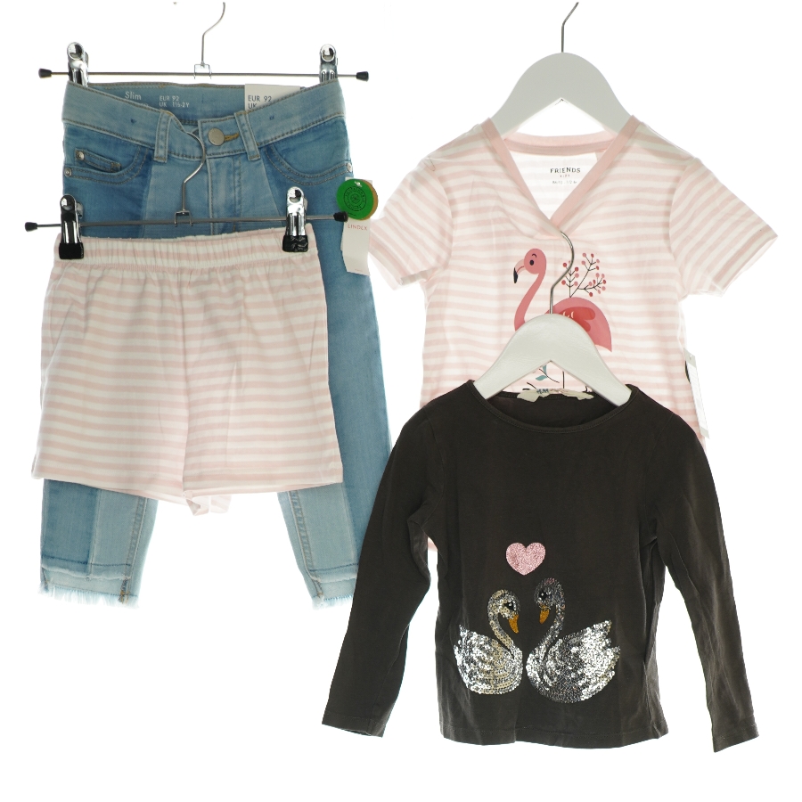 Bukser, bluse og natsæt (Str. 86-92)