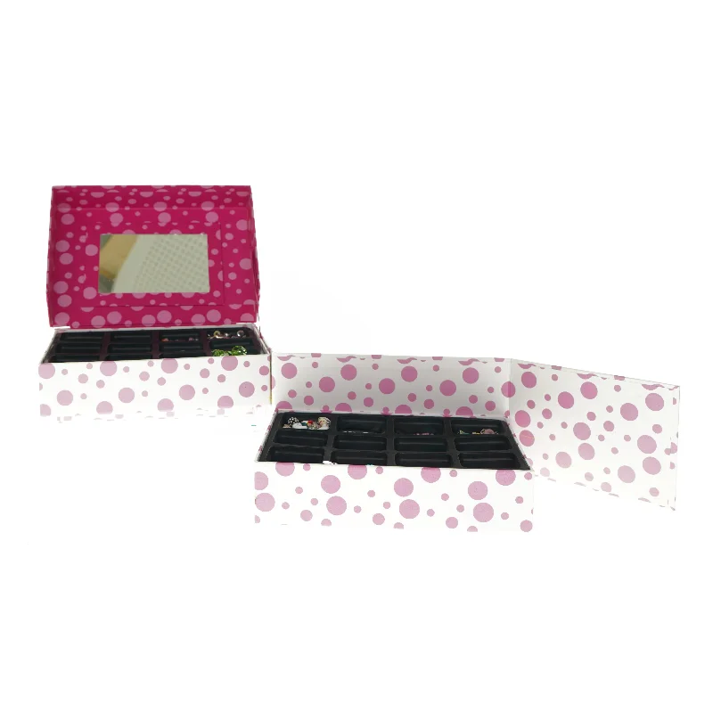 Æske med forskellige perler