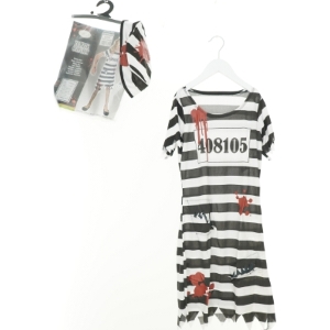 Udklædning, halloween fange (2 dele) (str. 134 cm)