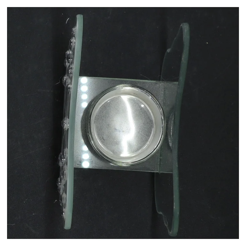 Glas fyrfadslys holder