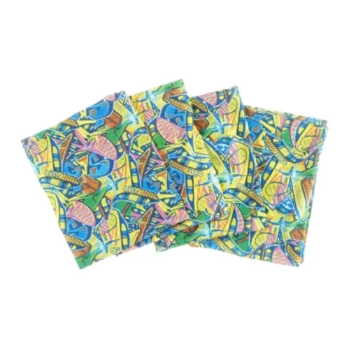 4 styks stofbogbind med graffiti print