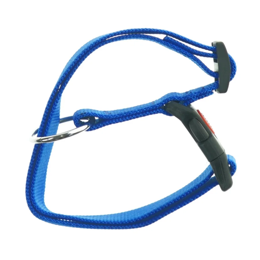 Blå hundehalsbånd (str. 35 cm lang)