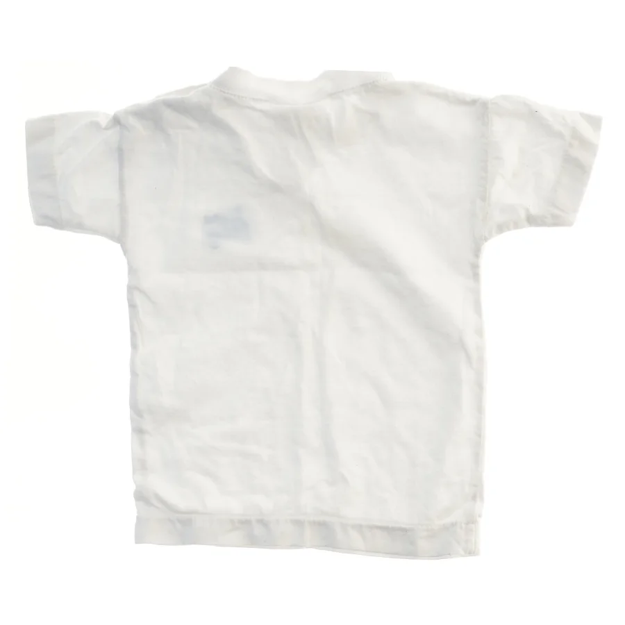 Hvid t-shirt til barn (str. 68)
