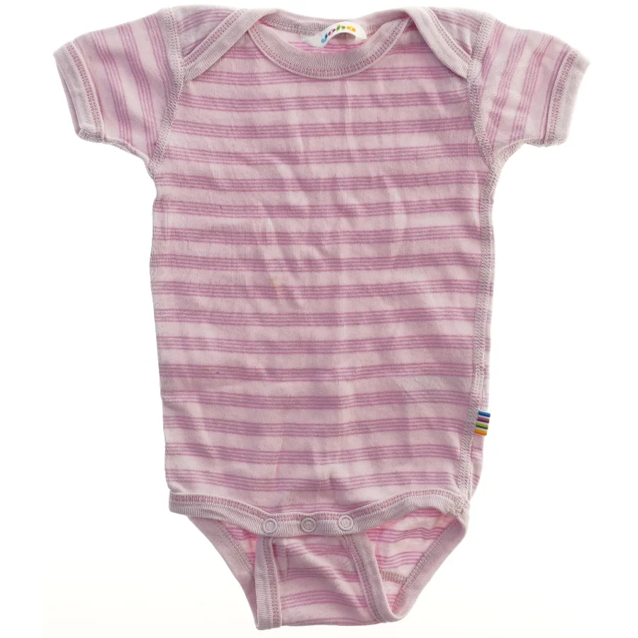 Lyserød stribet bodystocking til børn fra Joha (str. 68)