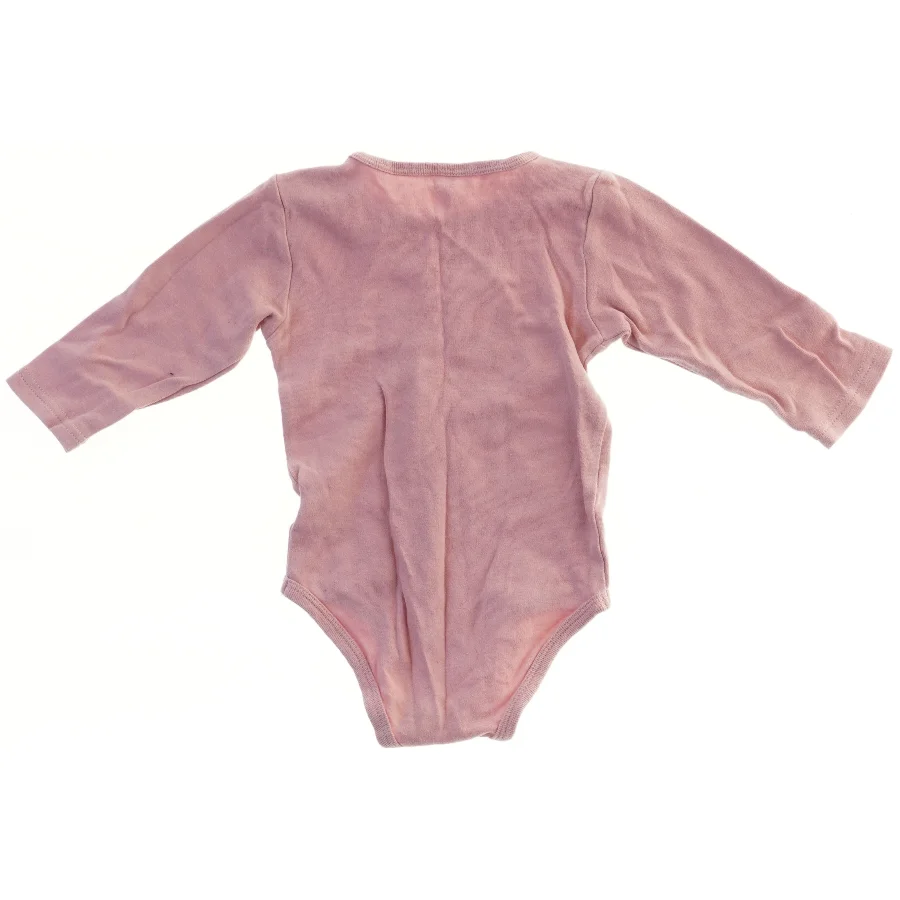 Langærmet bodystocking med slogan (str. 74)